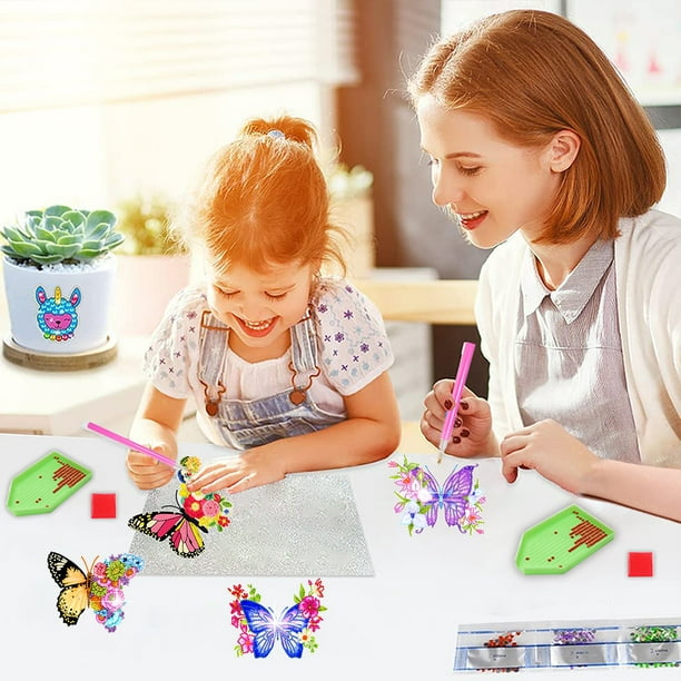 Cuadros Decorativos Pegatinas para niños DIY, animales de juguete, 4 Uds.,  Kits de pegatinas con pintura de diamante, regalo para niños DQrwqpou  embutido en tela
