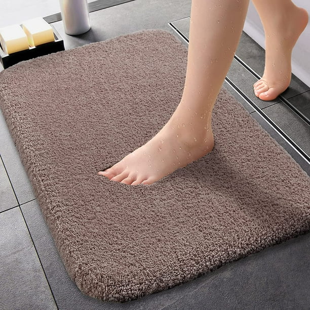 Alfombrilla Baño Antideslizante De Microfibra, Tacto Suave