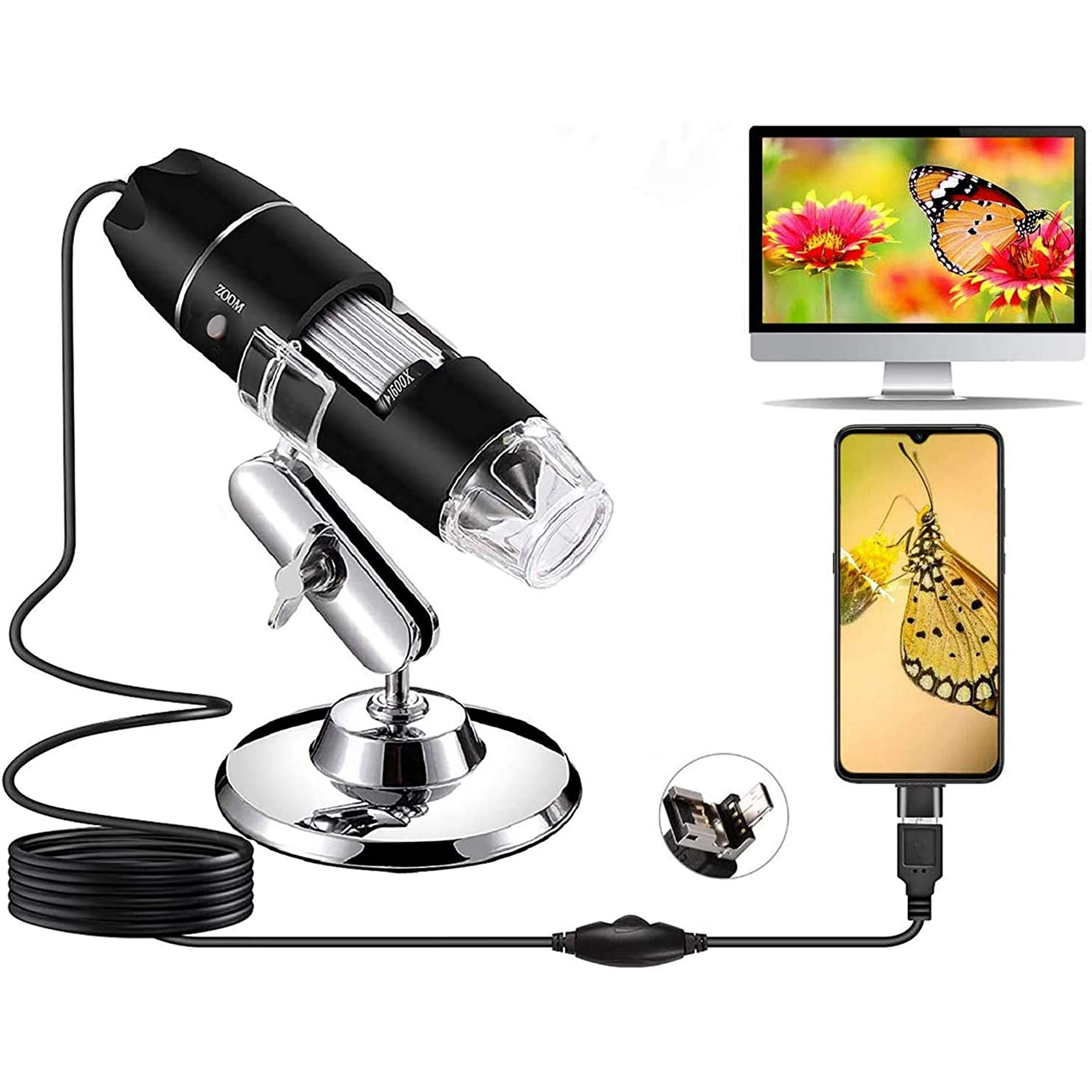 Los mejores endoscopios y microscopios digitales para móvil