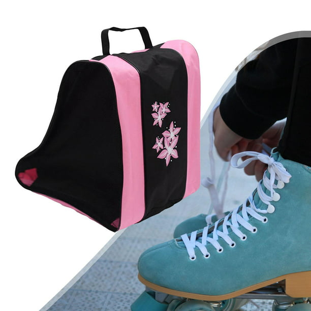 Bolsa de patín de ruedas, bolsa de almacenamiento de zapatos de patinaje  transpirable para niño y niña, patines de , patines de ruedas, patines rosa  Sunnimix Almacenamiento de patines