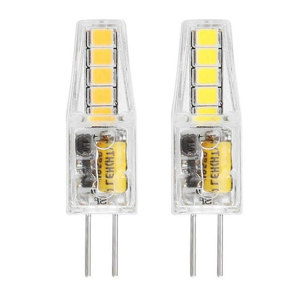 Lámpara 12V AC/DC G4 Bombilla LED 2W SMD2835 10LED Bombilla de araña (WW)  JShteea Para estrenar