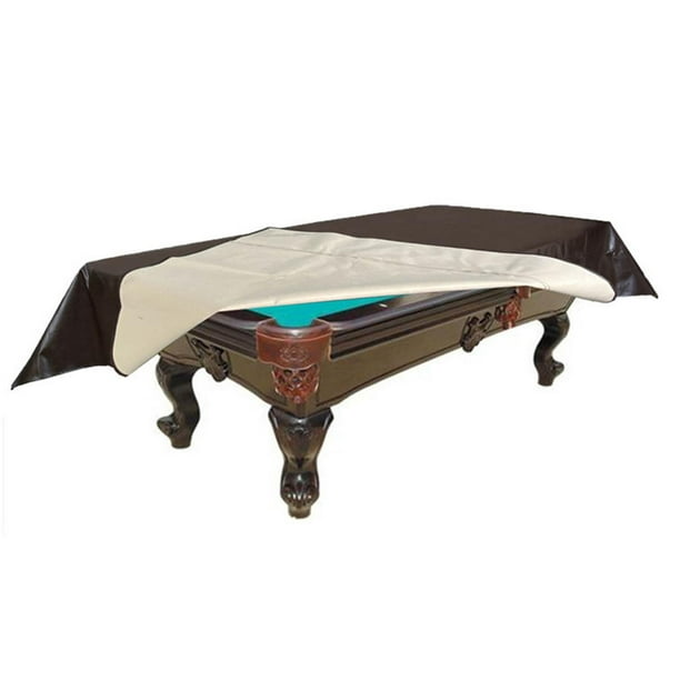 iCOVER - Funda para mesa de billar para exteriores, de cuero resistente,  impermeable, 7 pies, color marrón