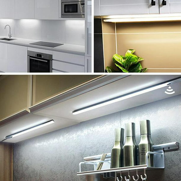 LED armario luz de la noche Bar Sensor de movimiento para la cocina del  50cm blanco cálido Zulema luz del sensor de movimiento