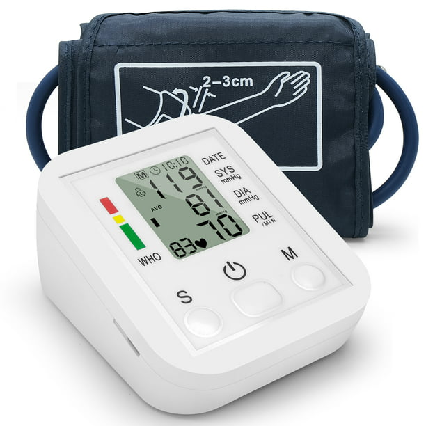 Despido Acechar Fabricación Monitor de presión arterial, esfigmomanómetro portátil tipo brazalete para  el hogar con pantalla LCD Abanopi Supervisar | Walmart en línea