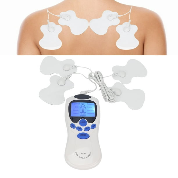Estimulador muscular eléctrico, estimulador muscular digital Estimulador  muscular portátil Masajeador de terapia de cuello Acabado de lujo