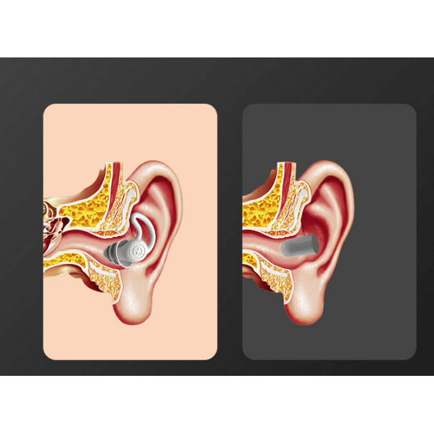 1 par Tapones para los oídos insonorizado de silicona para de dormir  reducción de ruido en 2023