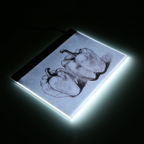 Mesa De Dibujo Portátil Tamaño Cuarto Con Iluminacion luz Led y cajón