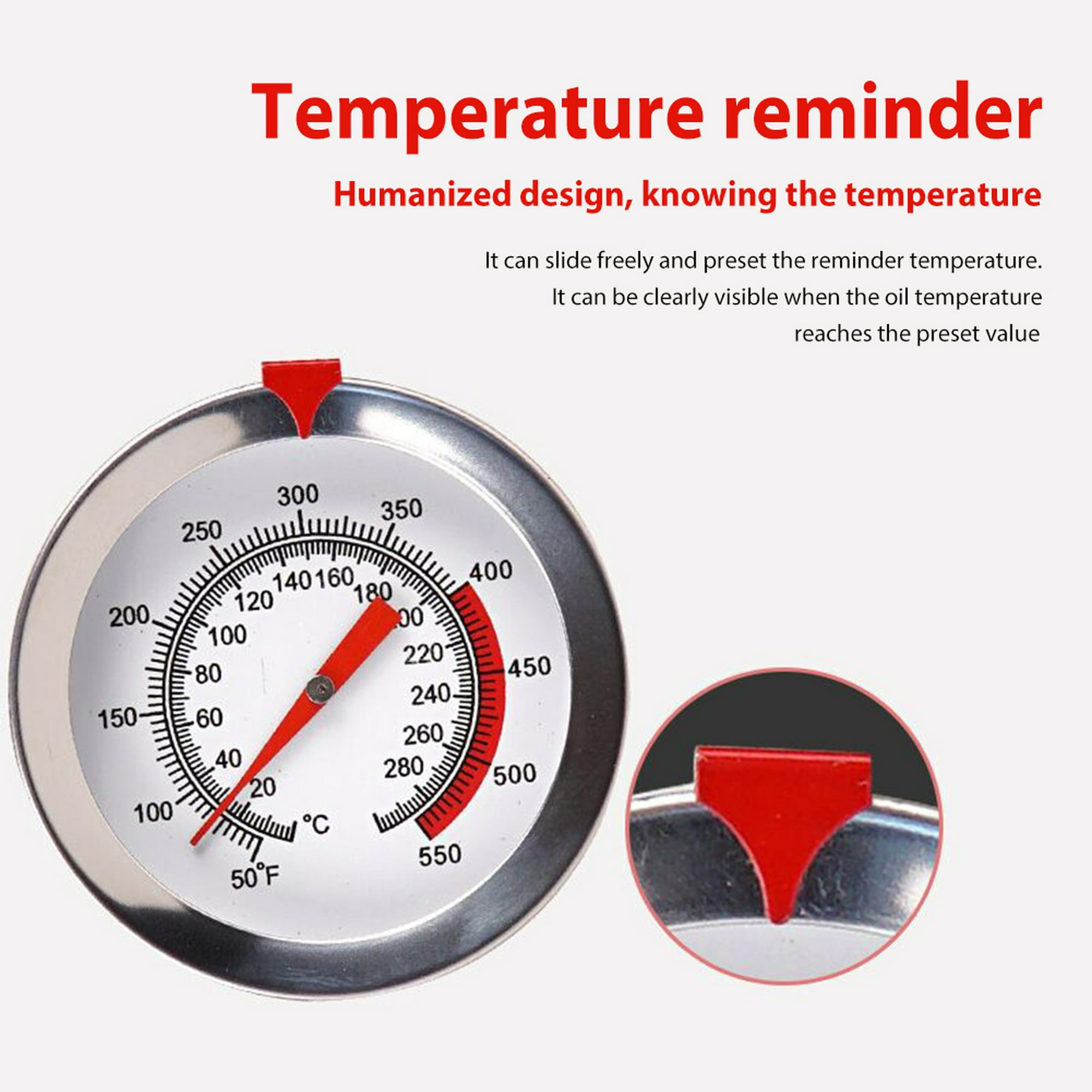 Termometro Analogico Para Cocina, Con Sonda. Ideal Hornos, Carnes, Asados,  Etc. Con Indicador De Temperatura Optimo Segun Carnes con Ofertas en  Carrefour