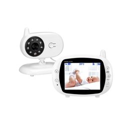  GNCC Monitor de bebé con cámara y visión nocturna, monitor de  cámara de bebé 1080P, cámara interior con audio bidireccional, control de  teléfono inteligente WiFi 2.4G, detección de movimiento/sonido, : Bebés