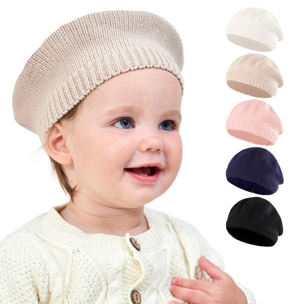 Gorro de algodón para bebé, Boina de moda para niño y niña, accesorios para  bebé de