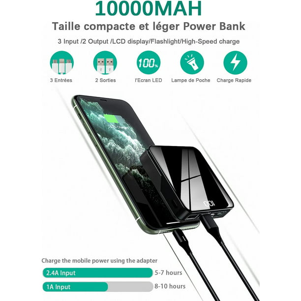 Bateria Externa Portatil Para Cargar Celulares Iphone Samsung Gran Capacidad