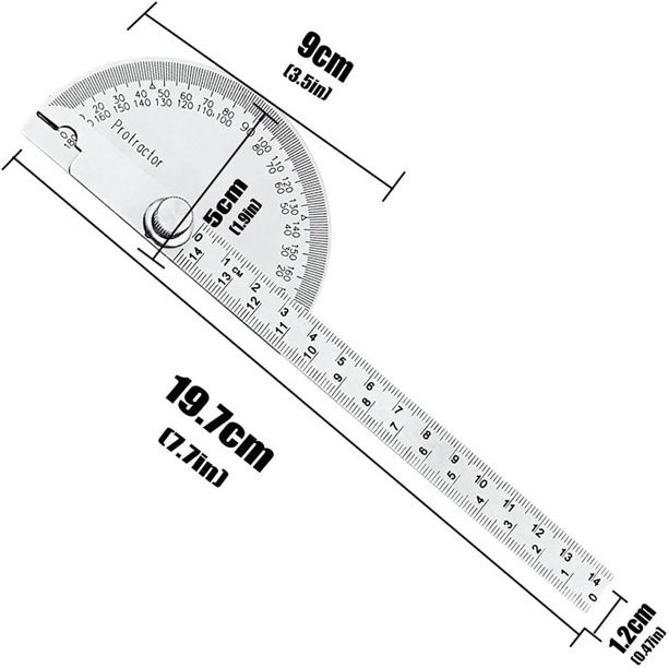 Transportador 180º Dibujo Técnico Reglas Dozent - Pack X 10u