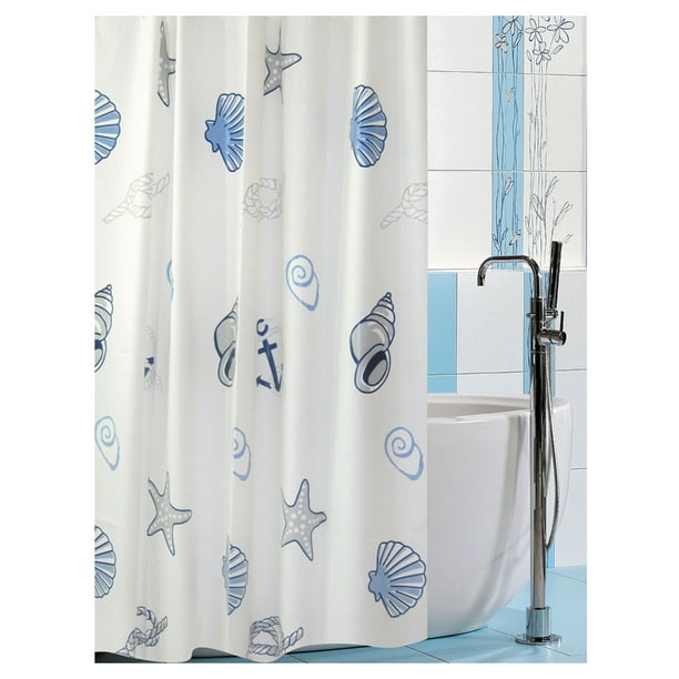 Cortina de ducha de baño transparente a prueba de agua, cortina de baño de  plástico 3D de PVC, pantalla de cortinas de ducha de baño
