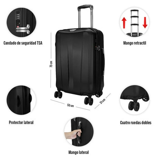 Funda para maletas Cubierta de equipaje de viaje Cubierta de maleta  elástica Cubierta de polvo CACAGOO Funda para maletas