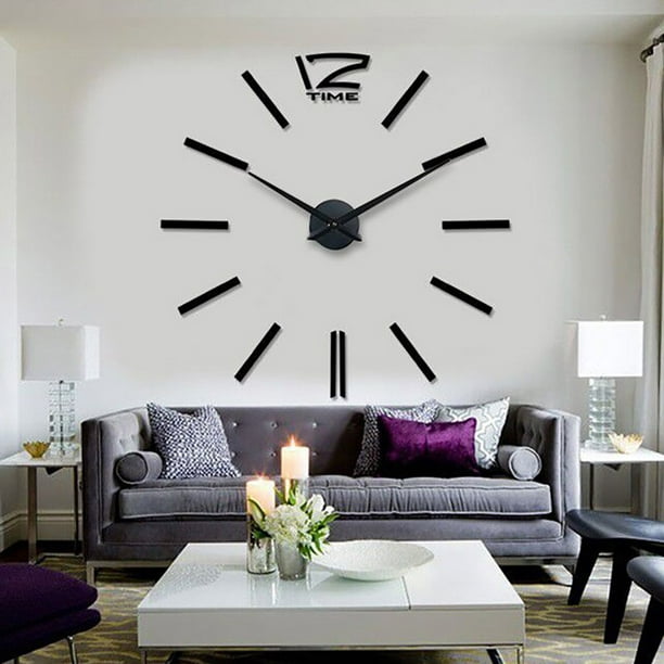 Reloj de pared grande moderno, relojes de pared únicos, reloj de pared Big  Ben, reloj de gran tamaño, reloj minimalista, reloj de pared de oficina,  reloj de pared de diseño 