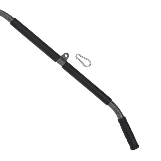 Accesorios de cables de gimnasio para levantamiento de pesas, mango de goma  de presión individual en D, barra en forma de V y barra recta giratoria