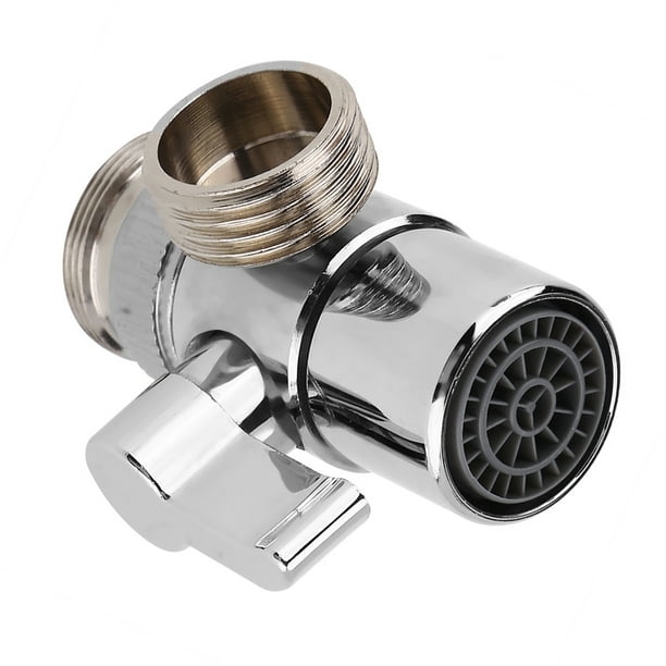  Válvula desviadora G3/4 de salida de entrada, adaptador de grifo  de ducha accesorio de baño montado en la pared : Herramientas y Mejoras del  Hogar