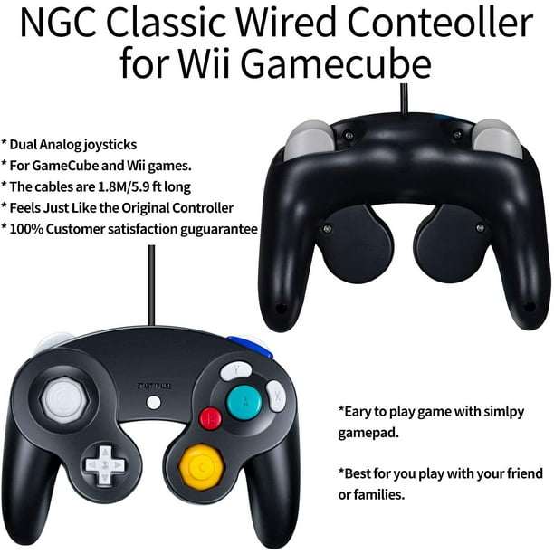  Generic Mando Nunchuck azul para videojuegos Nintendo Wii :  Videojuegos