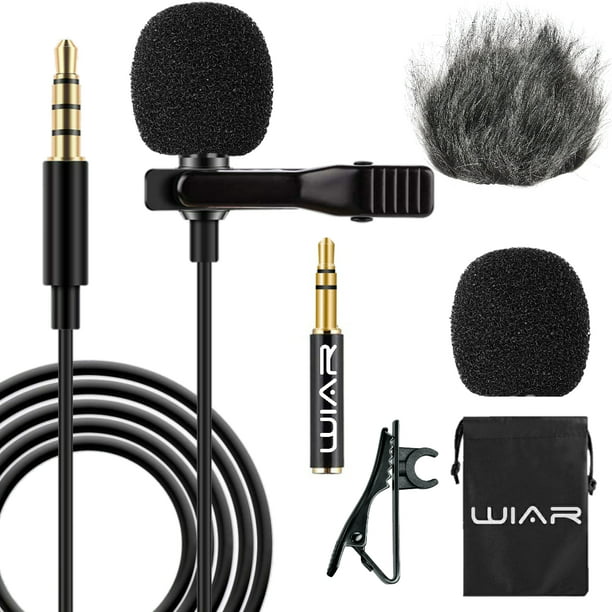 ▷ Microfono de Solapa con Cable para Móvil