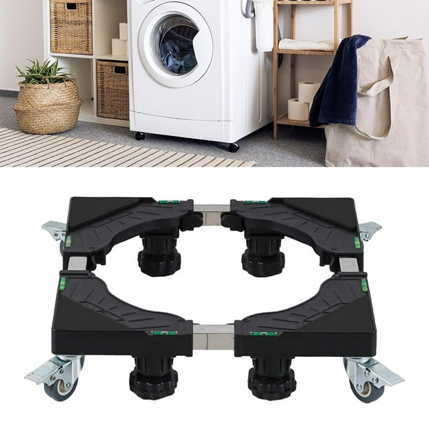 Base móvil multifuncional, soporte para secadora de ropa con 4 pies  resistentes, pedestal para lavadora para refrigeradores, congeladores,  secadoras, Con ruedas mayimx Soporte para lavadora