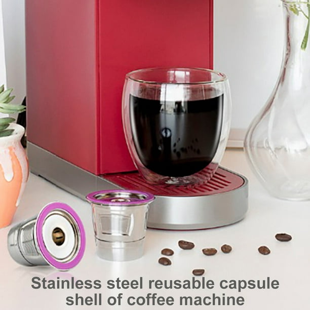 Cápsulas de café de compatibilidad Universal para Dolce Gusto, cápsulas  reutilizables de acero inoxidable, filtros de