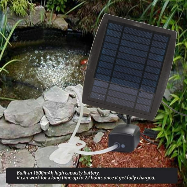 Bomba de aire para pecera oxigenador con energía Solar estanque para acuario  ANGGREK Otros