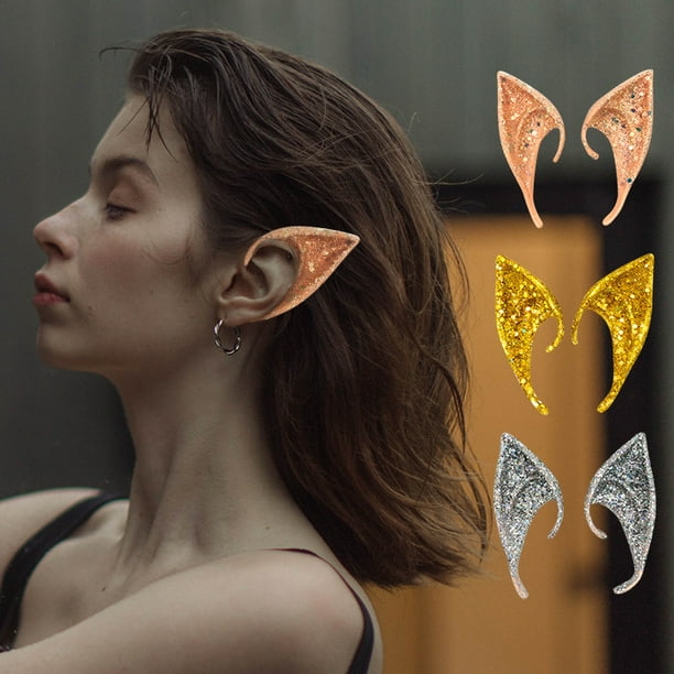 3 uds orejas de hadas-orejas de elfo puntiagudas Pixie, accesorios
