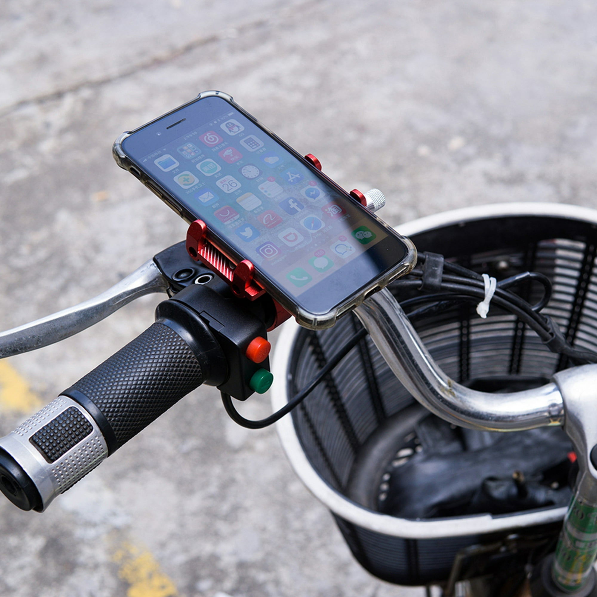 Soporte Para Celular Bicicleta Moto De Aluminio Resistente Duradero  Universal