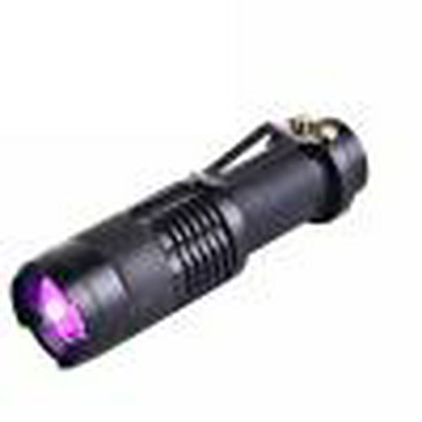 Linterna UV de 395 nm Linterna ultravioleta Detector de billetes con zoom  LED (A) Likrtyny Deportes al aire libre Salida diaria Juego de fiesta