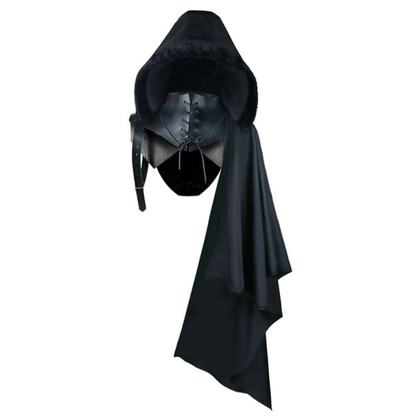 Temeridad gris emoción capa, uniforme de Cosplay, disfraz de un solo hombro para hombre mujeres,  Punk gótico con correas BLESIY manto negro | Walmart en línea