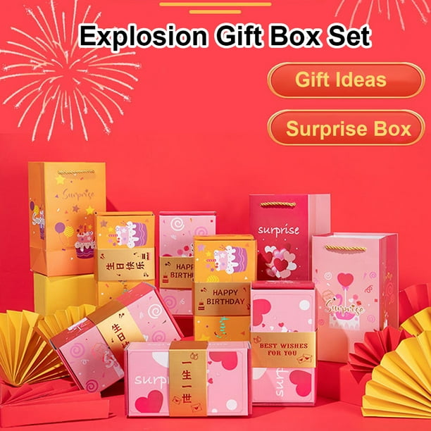 Caja de regalo sorpresa, 2024 Creando el regalo más sorprendente, caja de  regalo sorpresa explosión para dinero, caja de regalo sorpresa de