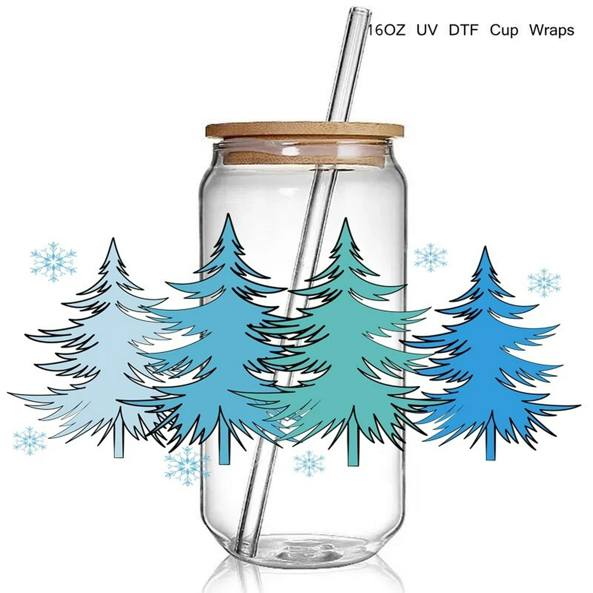 30+New Best Seller Lovely Christmas Design 3D UV DTF Cup Wrap