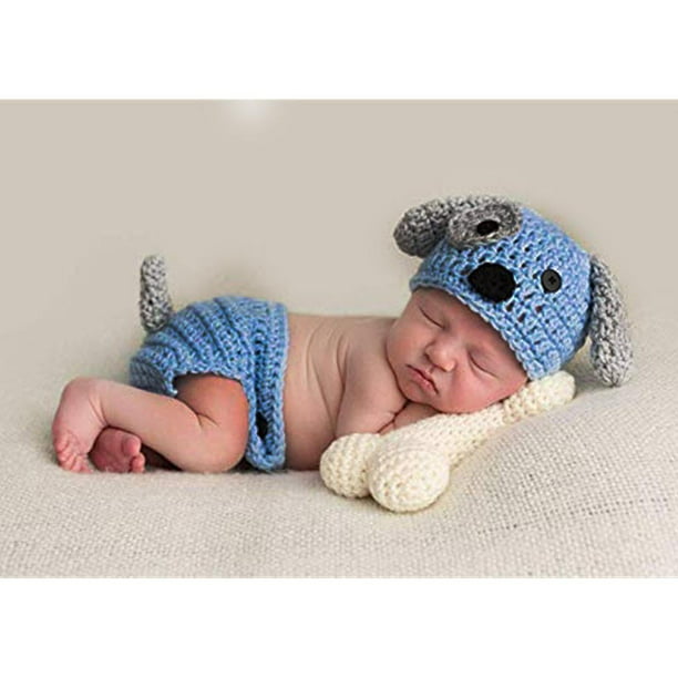 disfraz de halloween recién nacido Bebé niño recién nacido tejido crochet  tejido gorro disfraz bebé fotografía accesorios bebé accesorios Fanmusic  disfraz de halloween recién nacido