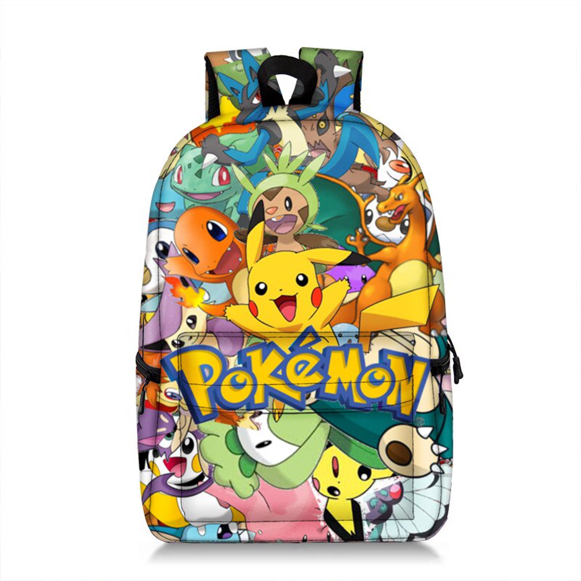 Mochila Pikachu Usb Mochila Escolar Para Estudiantes