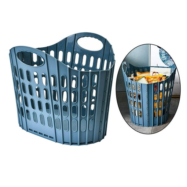 Cesta de lavandería plegable Horizontal, cesto de tela de malla  transpirable, cestas de almacenamiento de gran capacidad, accesorios para  el hogar - AliExpress