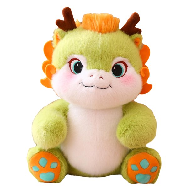  Figura de peluche de 8 pulgadas, dragón pequeño de 12