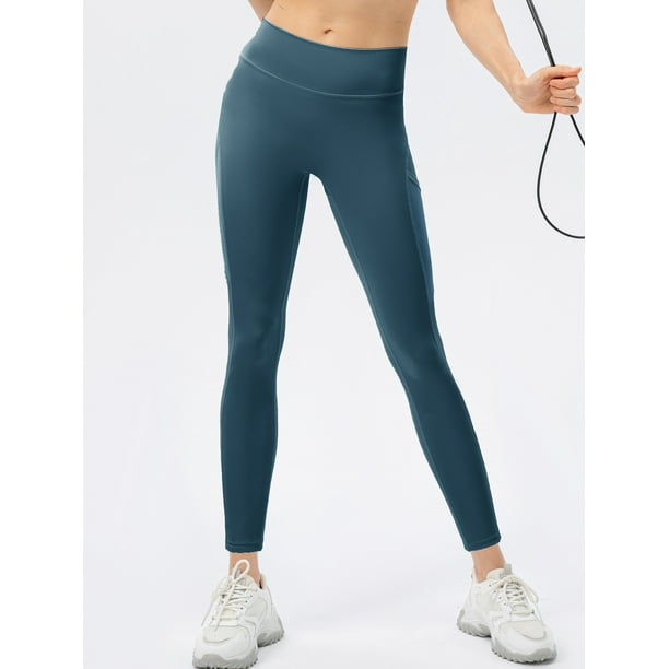 Leggings deportivos para mujer con ropa deportiva ajustada de bolsillo para  correr yoga yeacher