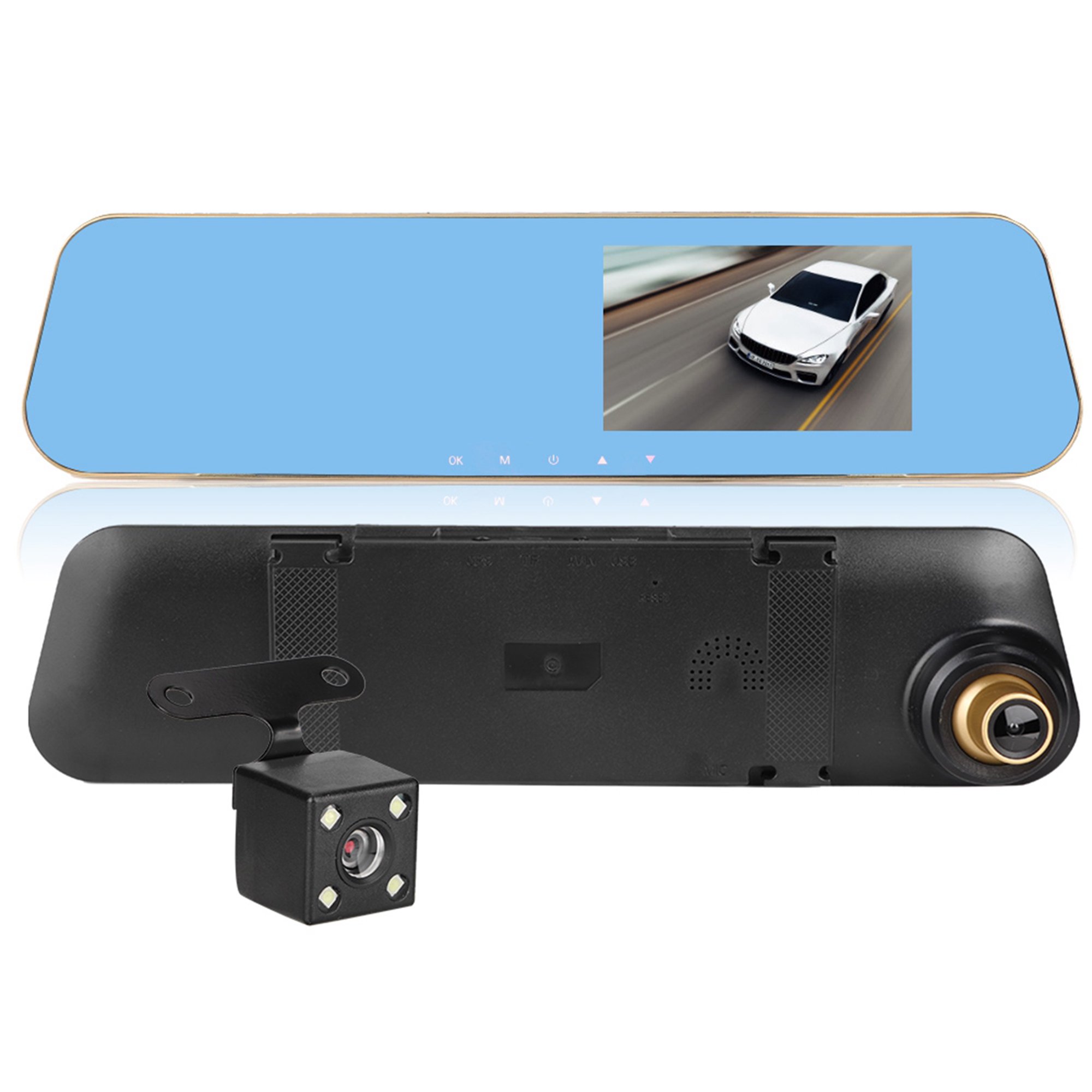 Cámara de salpicadero para coche grabadora de vídeo con cámara de  salpicadero DVR para coche 1080P FHD con gran angular de 170 grados  grabación modo de estacionamiento ANGGREK Otros