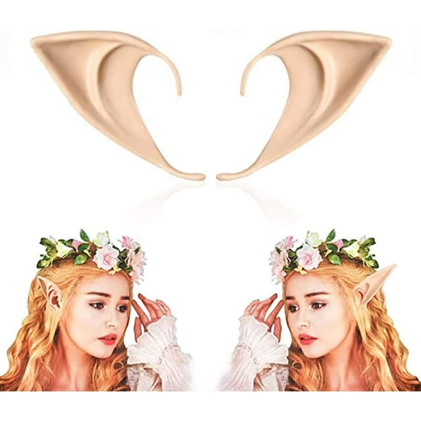 10 pares de orejas de elfo, orejas de látex puntiagudas con orejas