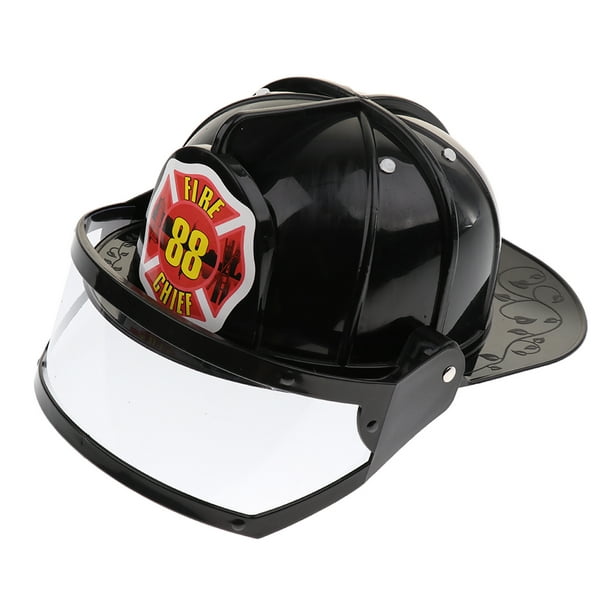 Sombrero de bombero, casco de fiesta de bombero, sombrero de vestir para  niños, sombrero de jefe de simulación, juguete de juego de roles para  fiesta