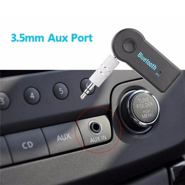 Mini amplificador estéreo inalámbrico Bluetooth – 100 W de doble canal  receptor de audio USB, AUX para altavoces domésticos con control remoto,  adaptador de corriente no incluido