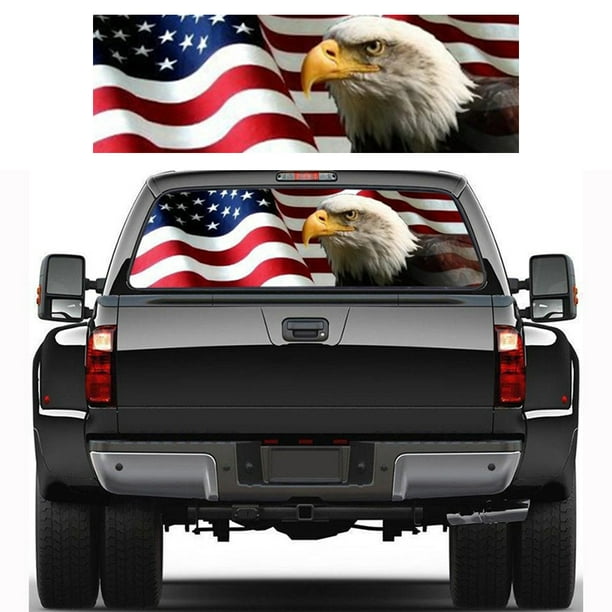 2pcs Fundas Asiento Coche Impresión Bandera Águila Americana - Temu