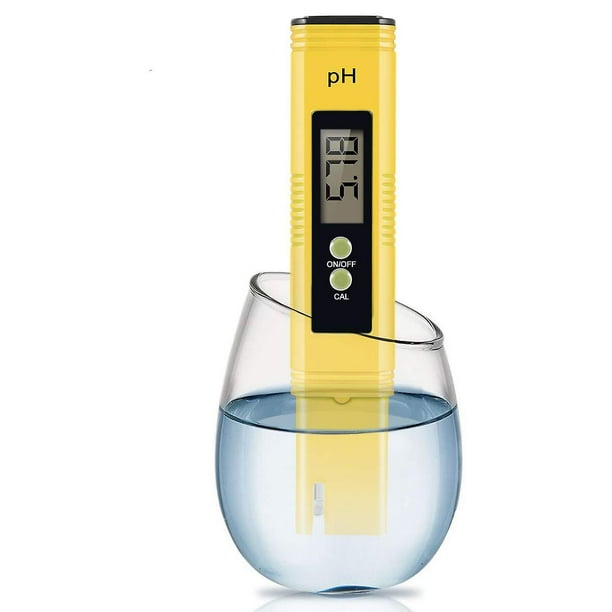 Medidor de pH digital, Medidor de pH 0.01 Ph Probador de calidad del agua  de alta precisión con rango de medición de 0-14 Ph para agua potable  doméstica, piscina y agua de