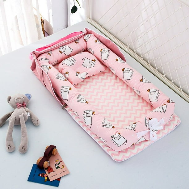 Colchón extraíble para bebé, cama nido, protector para niños