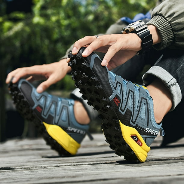 Zapatos Calzado de camping para hombre, de senderismo transpirables para  deportes al aire libre (negro 39) Likrtyny Tenis De Mujer Tenis De Hombre