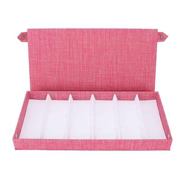 Organizador de caja de pantalla de 6 ranuras para mujeres y hombres, caja  de almacenamiento de exhibición de múltiples Café Sunnimix organizador de  gafas de sol