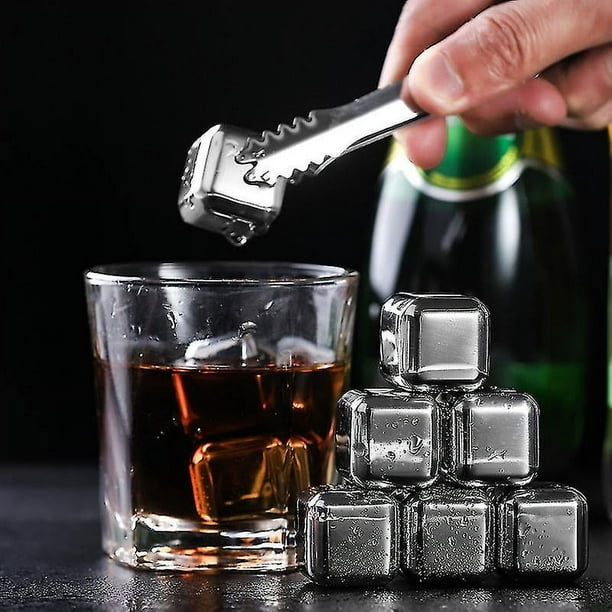  Cubos de hielo reutilizables, piedra de whisky