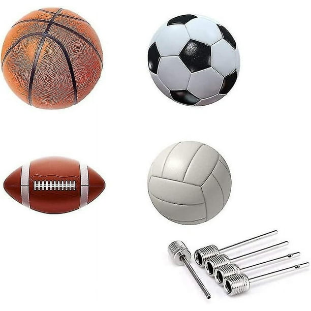 Motorenbau Aguja inflar balones (Paquete de 35), Agujas para inflar balones,  Agujas inflables de Acero Inoxidable para Baloncesto, fútbol, Rugby,  Voleibol, con Estuche de Almacenamiento : : Deportes y aire libre