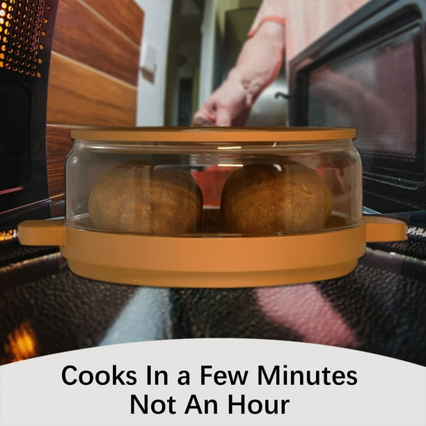 Patatas asadas en 9 MINUTOS con el microondas 