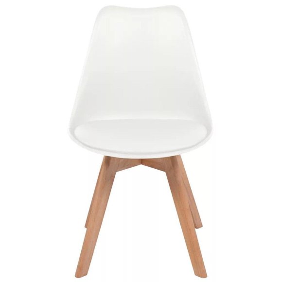 silla eames con asiento acolchado habita the shop silla minimalista comedor sala negocio u oficina blanco the shop eames